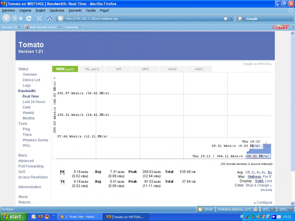 WRT54GL Tomato Firmware foto 13673028