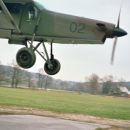 Pilatus PC-6 Porter med preletom. Dotaknil bi se krila, če ne bi držal aparata v rokah