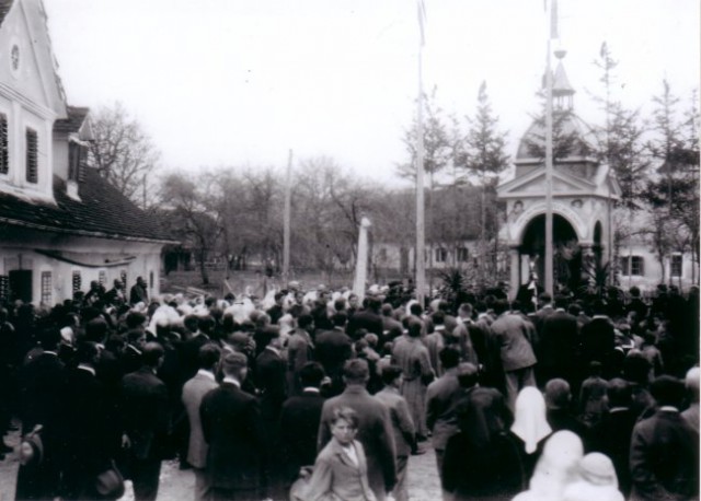 Blagoslov vaške kapele leta 1929
