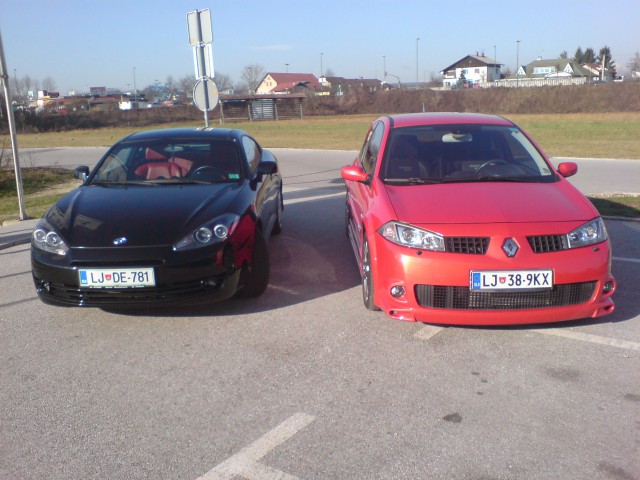 Megane sport & hyundai coupe - foto