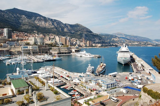 yachts and ships all around