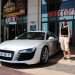 me, standing by the new Audi R8