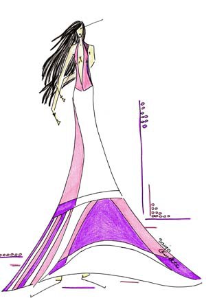 Modne skice - Fashion illustrations - foto povečava