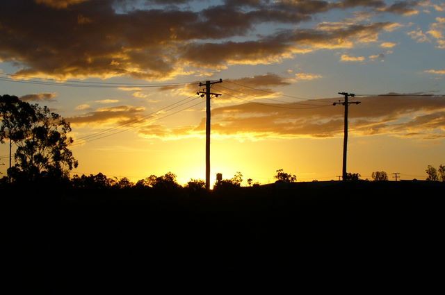 Konec dneva v Gattonu - Queensland 