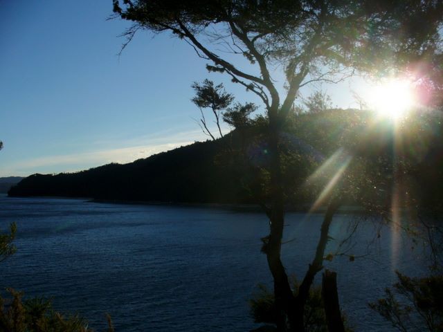 Sončni zahod - Tasman National park -NZ