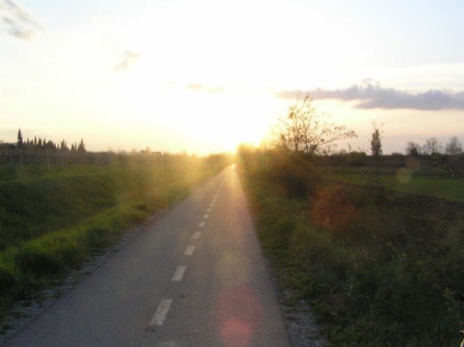 Zaključek v sončni zahod