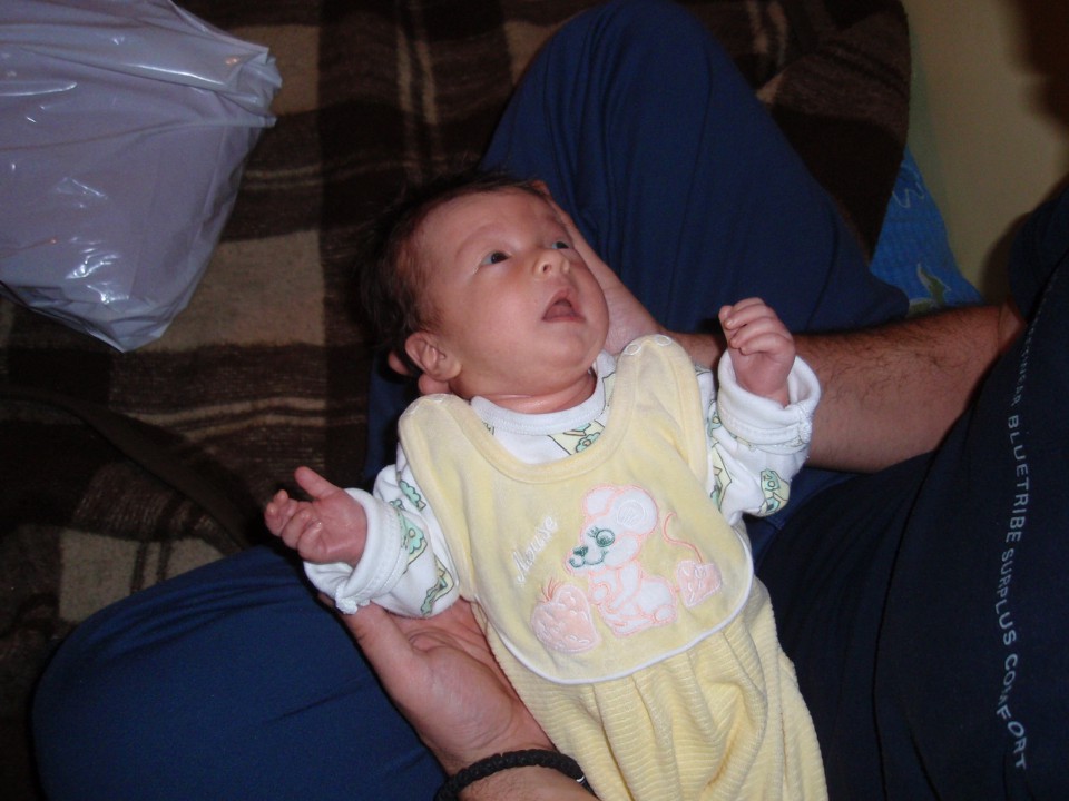 Sara pri očku
23.9.2008