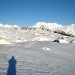 Pastirski stani na Veliki planini v panorami Kamniško-Savinjskih Alp