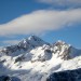 Na vrhu Mrežc, pogled na Triglav, Kredarico in Rž