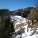 Na Lepenatko, pogled proti vrhu Rogatca, prihod na planino spodnji Špeh