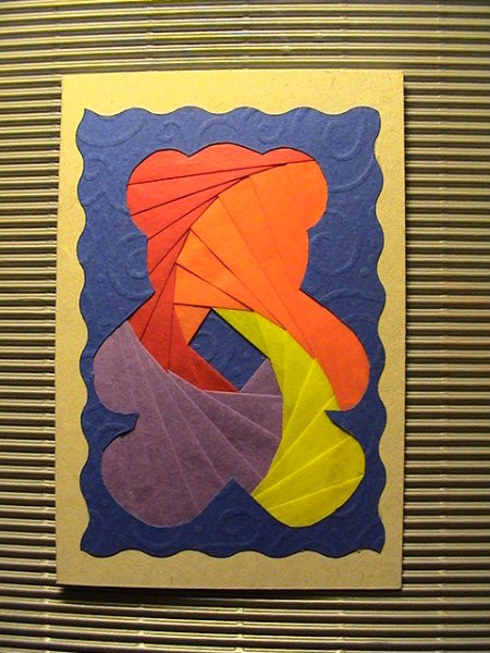 Iris folding medvedek