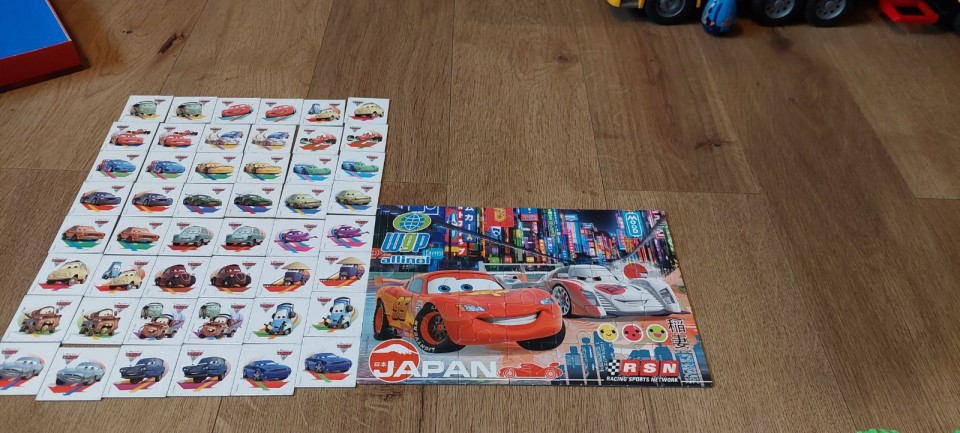 Puzzle in spomin Cars
