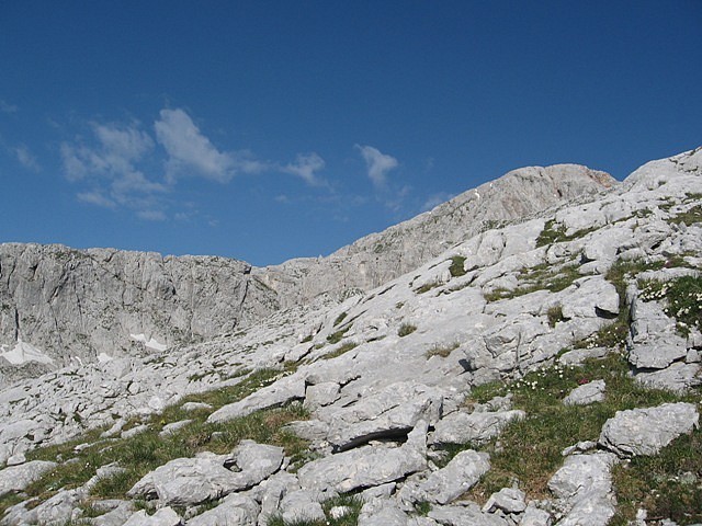 Del Dolgih sten in Grintovec