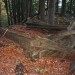 ostanki drvarske bajte pod Črnim vrhom