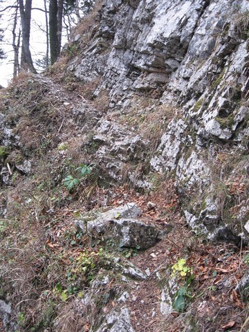 čez skalno stopnjo