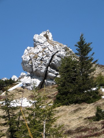 Izstop desno od značilne skale