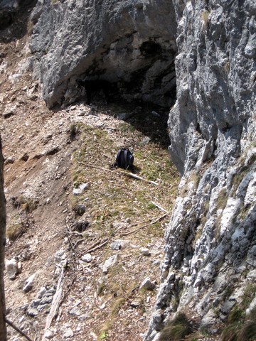 Travnata polička od zgoraj