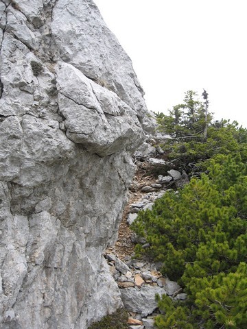 Grem naprej, tale prehod je nekaj daljši, sicer pa podoben prejšnjemu, proti vrhu dobro uh
