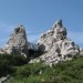 skalna vrata pred zahtevnejšim delom grebena