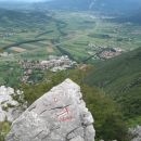 Gradišče in Vipava z vrha