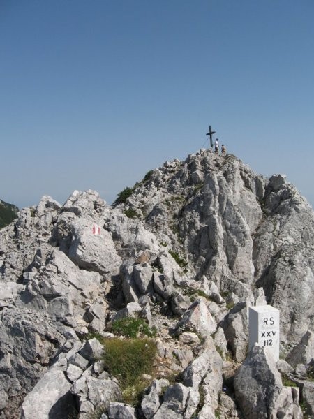 še nekaj metrov do vrha Svačice