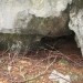 vhod je širok in nizek, vendar se kmalu zoža in nekoliko dvigne, dno se spušča rahlo navzd