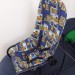 Otroški ležalnik-stolček. Primeren od rojstva dalje (glej naslednjo sliko), pa vse do majh