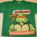 majčka TURTLES MICHAELANGELO vel.92-98..