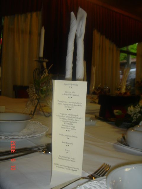 Poročni menu
