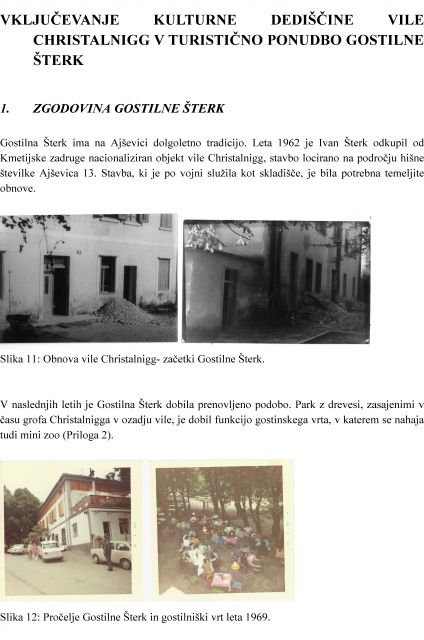 Zgodovina objekta v preteklih stoletjih - foto