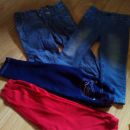 2x mehke pajkice, 1x tanke mehke jeans, 1x tople legice komplet 6 eur. vse za št 92