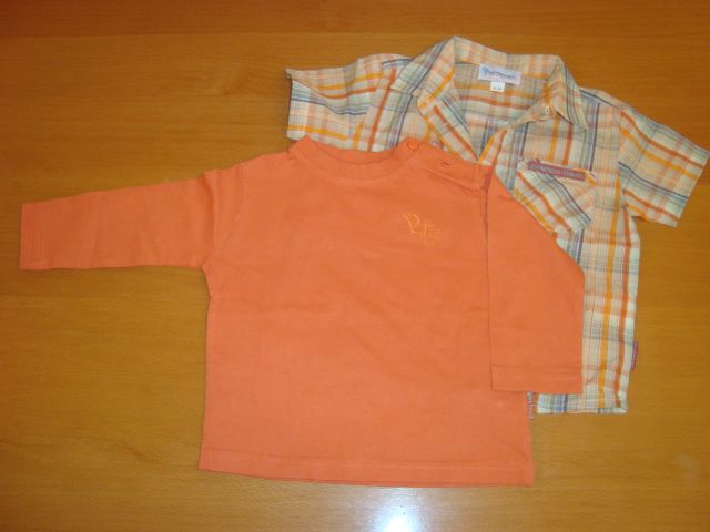 Komplet majica+srajca Premaman 4€
