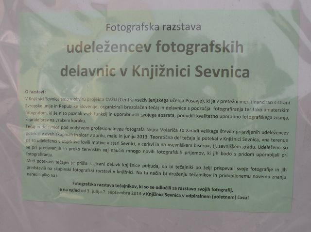 3.7.13 fotorazstava Knjižnica Sevnica - foto