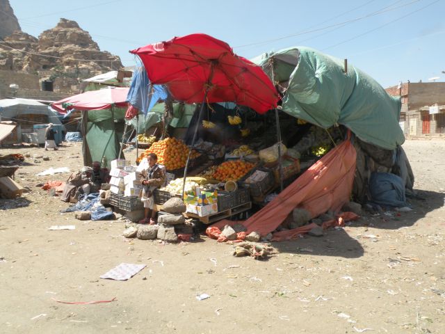 24.2.14 Sokotra, Sana - kosilo v Shibam-u - foto