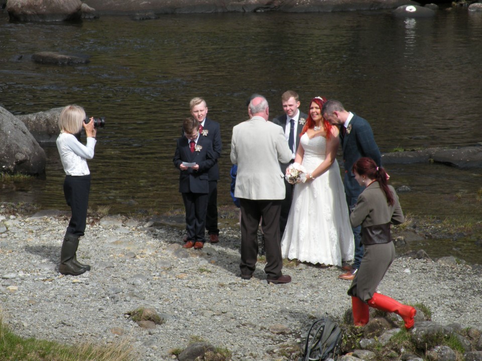 Škotska Skay na otočku in na poroki ob jezerc - foto povečava