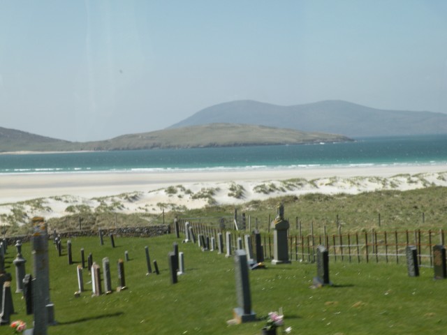 Škotska plaža Luskentyre - foto