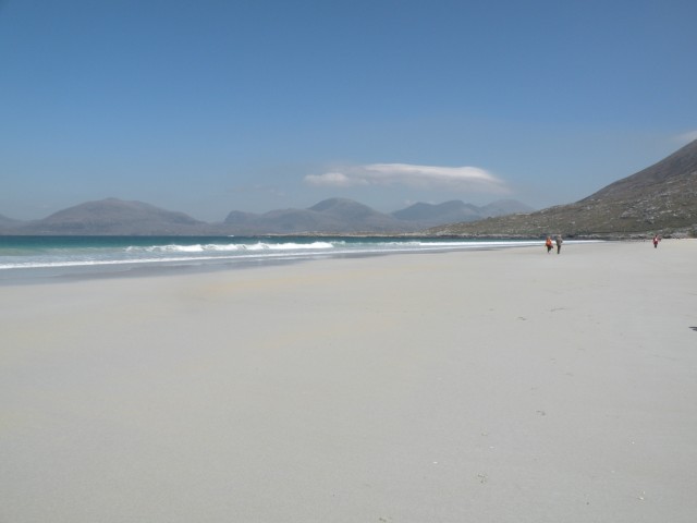 Škotska plaža Luskentyre - foto