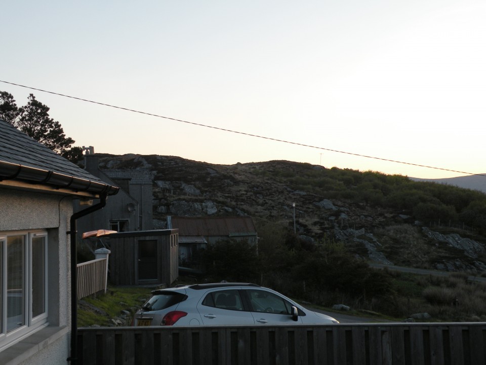 Škotska Harris hostel in sončni vzhod. - foto povečava
