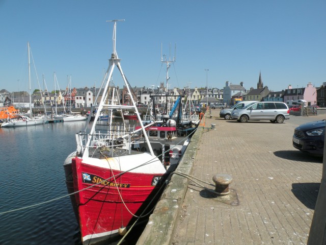 Škotska Stornoway po mestu - trajekt Ulapool - foto