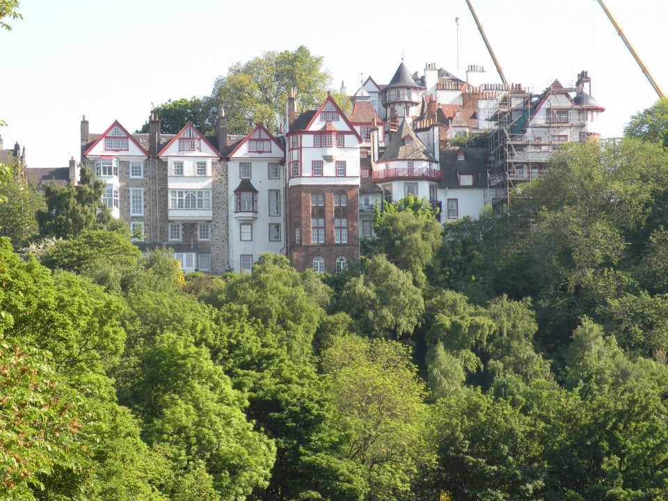 Škotska Edinburg hostel in mesto - foto povečava