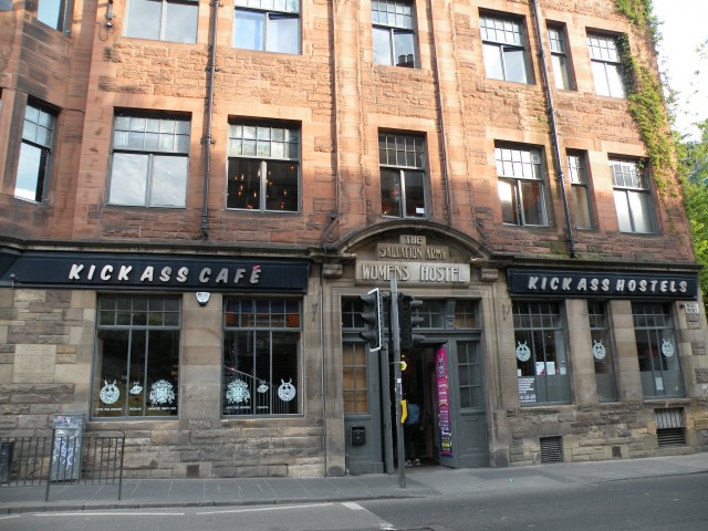Škotska Edinburg hostel in mesto - foto