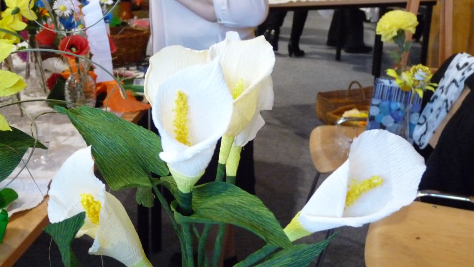 Razstava cvetja iz krep papirja Vransko 2013 - foto povečava