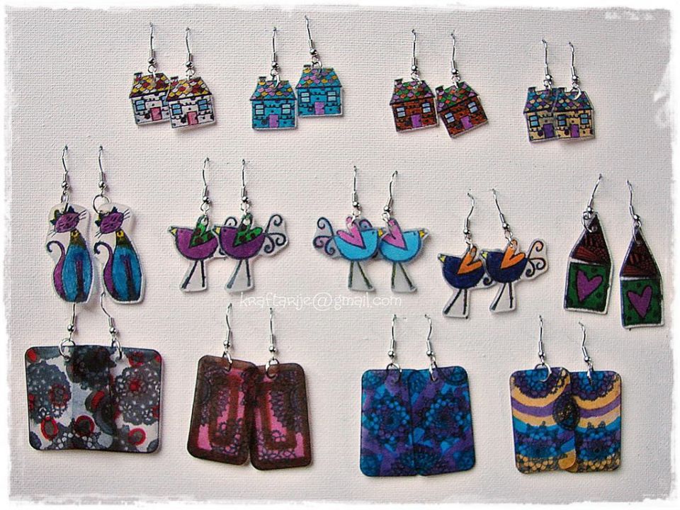 Nakit, obeski (earrings, pendants) ... - foto povečava