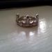 prstan iz jekla v obliki krone, 5€