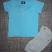 H&M polo majčka 2x oblečena + hm kr.hlače št. 80  6€ komplet