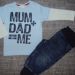 h&m majčka + h&m hlače št.86 9€