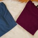 2x enobarvni majici št. m 3€