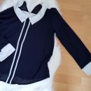 modra bluza št. m  3€