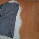ČUDOVITA SIVA TUNIKA Z ZADRGO ŠT. M LAHKO TUDI L / M  6,00 €