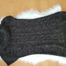 mana rjava topla obleka brez rokavov št. XL  5€